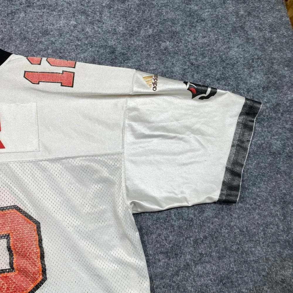 Vintage Adidas Tampa Bay Buccaneers Jersey Mens XXL White NFL Football #12 Mesh